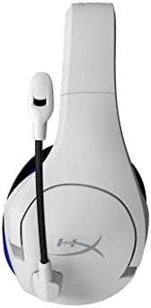 HyperX Cloud Stinger Core – Безжична детска слушалки за PS4, PS5, КОМПЮТРИ, Леки, Здрави Стоманени Плъзгачи, микрофон с функция за шумопотискане - Бял
