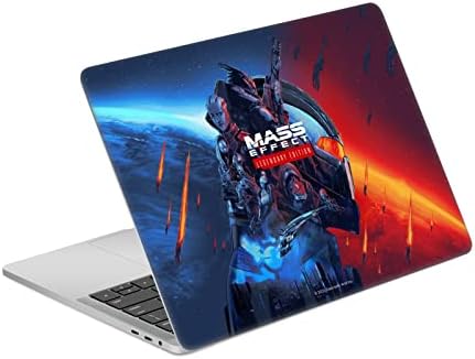 Дизайн на своята практика за главата Официално Лицензиран Логото EA Bioware Mass Effect Легендарната Графика Vinyl Стикер Стикер на кожата Калъф е Съвместим с MacBook Pro 13 A2338