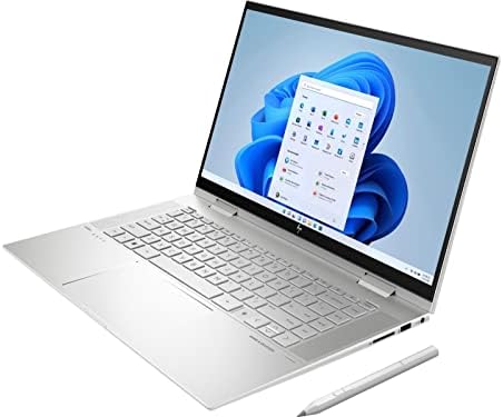 Лаптоп HP Envy X360 15,6 FHD Touch 2-в-1 2022 | 11th Intel Core i7-1195G7 Iris Xe Graphics | 64 GB DDR4 2 TB SSD | Thunderbolt 4 WiFi 6 Пръстови отпечатъци подсветка | Стилус Win 11 Pro | TLG 32gb USB