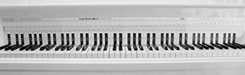 Упражняване на Клавиатурата и таблица с бележки за игри за клавиши на пиано