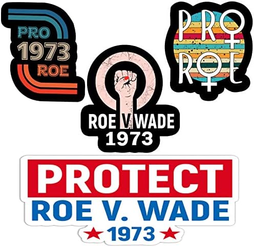 Стикер Protect Roe V Wade 1973 - да Не се Повтаря, 12 бр., Големи Многократна употреба Винил Водоустойчиви Стикери за Лаптоп, Бутилка