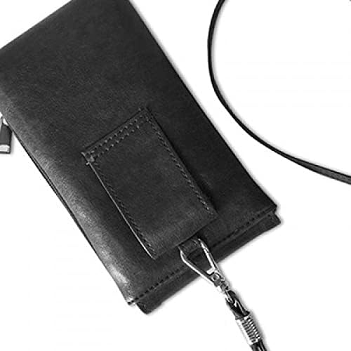Произведено в Африканската Република, Държава Любовта Телефон в Чантата си Портфейл Висящ Калъф За Мобилен Телефон, Черен Джоба