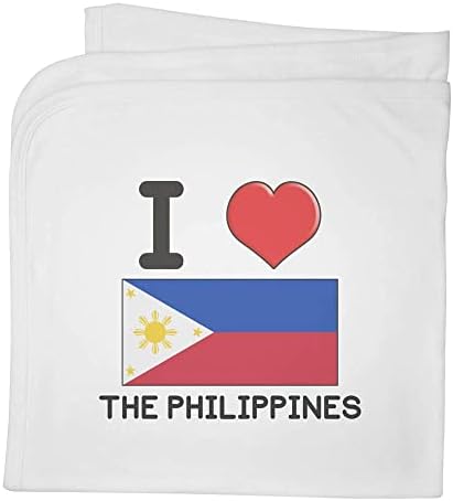 Детско памучно одеало /Шал Azeeda I Love The Philippines (BY00025973)