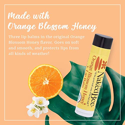 Меден Балсам за устни The Naked Bee Orange Blossom + Възстановяващ Балсам за крака 2 грама