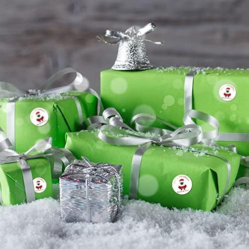 Етикети Mobiusea Creation весела Коледа | Запечатване на пликове | 1,4 инча | Златна фолио | 2021 Бъдете в безопасност и бъдете здрави | Водоустойчив | 90 опаковки за подаръци за ко