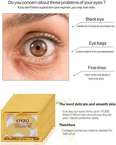 Помощ Koranor Sheet с висококачествен колаген, намаляващо торбички под очите, Пилинг за устни За момичета В закрито (златен, един