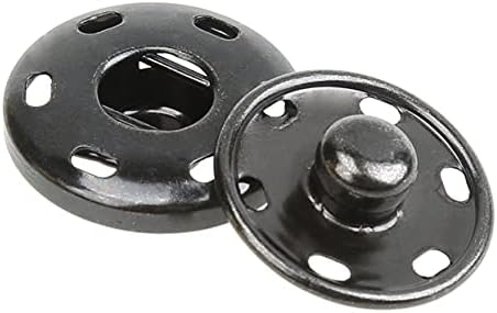 Sew-бутон Cotowin, Нажимные бутони от оръжеен метал, Опаковка от 10 броя, 3/4 / 19 мм