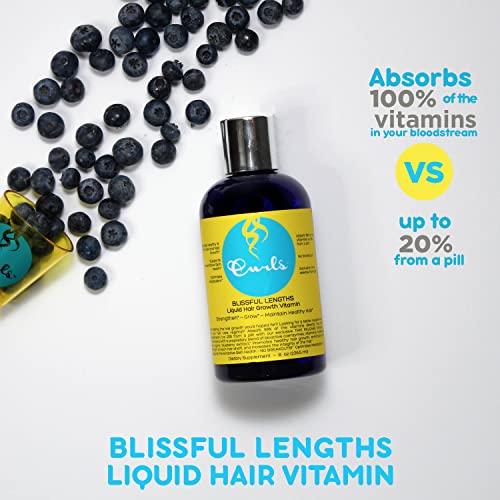 Къдрици Blueberry Bliss Блажен дължина, течен витамин за растежа на косата, 8 грама