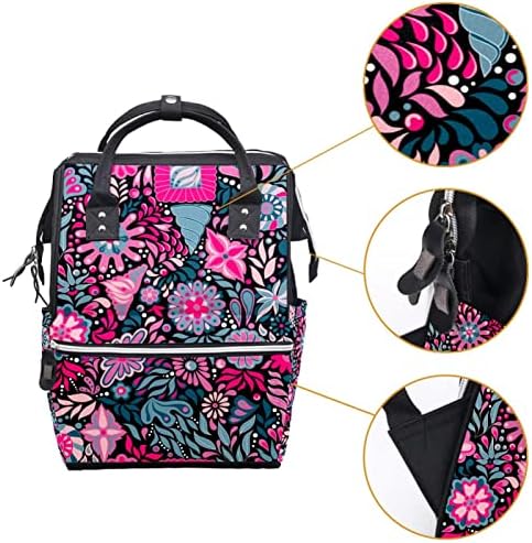 Чанта за Пелени с ярки цветове, дамски Чанти-Тоут за мама, Многофункционална Раница за Пътуване, Стилна Раница за Училище колеж