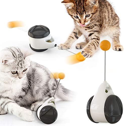 GSKJ Cat Забавна играчка за котки Tumbler Balance car може да се Върти и се разклаща без электропривода