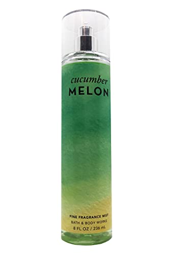 Средство за баня и грижа за тялото, CUCUMBER MELON Fine Fragrance Mist 8 Течни унции (випуск 2019 година)