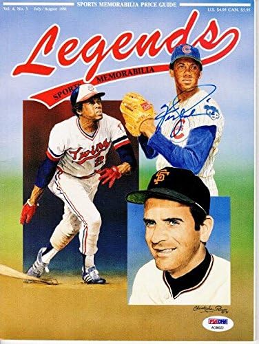 Фърги Дженкинс с автограф - Оригинален дневник Легендите на Чикаго Къбс с карти + Автентичността на PSA / ДНК - Списания MLB с автограф