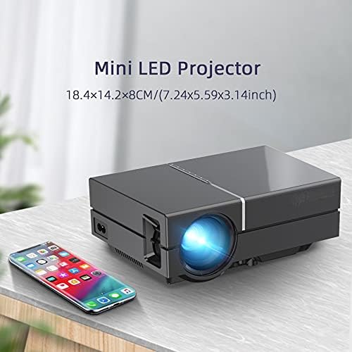 Цифров проектор за домашно кино NIZYH K8 Mini LED Video Portable 1080P 150inch за 3D кино 4K (Цвят: K8)