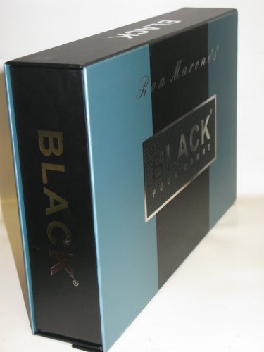 Подаръчен комплект Ron Marone Black Pour Homme (3,4 грама EDT + 6,8 унции душ гел + 6,8 унции на балсама за след бръснене + 0,67