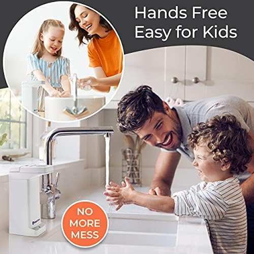 Автоматично Безконтактно опаковка сапун с led дисплей - Автоматично дозиране система дезинфектант за ръце - Добра Бял цвят за баня