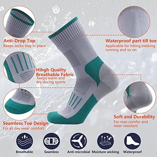IZL водоустойчив Чорапи за мъже и Жени, Дишащи влагоотводящие Водоустойчив Чорапи за Туризъм, къмпинг, 1 Чифт