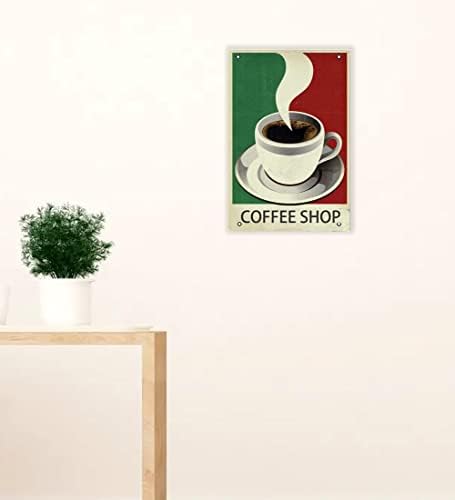 VNJEOKMG Горещо кафе на пара, Плакат с утайка от чаша, Декоративни изделия, Свободното време, Подходящ за кафене, кухня, бар, две