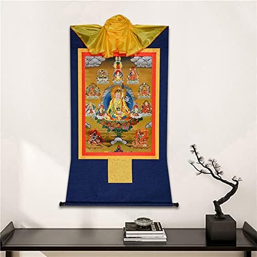 Тибетское изкуство Тханка Гандханра, Осем форми, Докато, Гуру Ринпоче, който е Роден в Лотосе, Падмакара, Будистка Живопис Тханка, Брокат Тханка, Гоблен на Буда с Пре