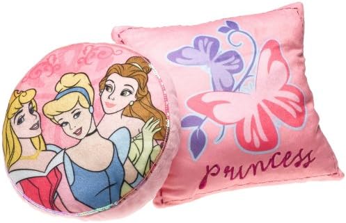 Декоративна възглавница Disney Princess, Комплект от 2 теми, Розова