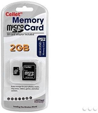 Cellet microSD с капацитет от 2 GB за смартфон Motorola Milestone с потребителски флаш памет, висока скорост на пренос на данни,