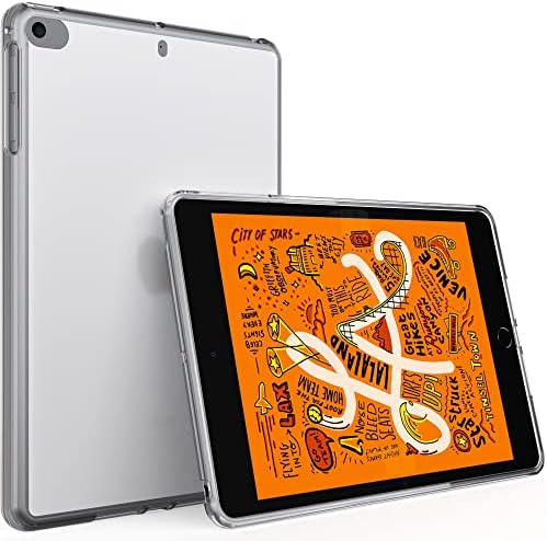 Калъф за iPad Mini iPad Mini 5/Mini 4/ Mini 3/Mini 2/ Mini 1, защитен калъф от TPU с деликатен мек дизайн Puxicu за таблета iPad Mini-7,9 инча, прозрачен/Просвечивающий