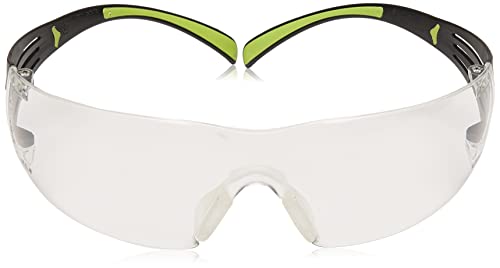 Защитни очила 3M Secure-Fit серия 400, Стандартни, Черен / Зелен