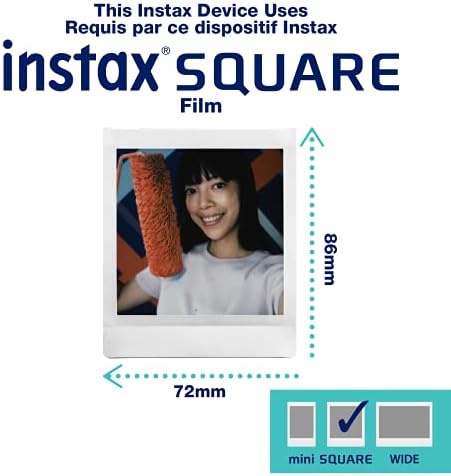 Фотоапарат непосредствена печат Fujifilm Instax Square SQ1 - Glacier Blue