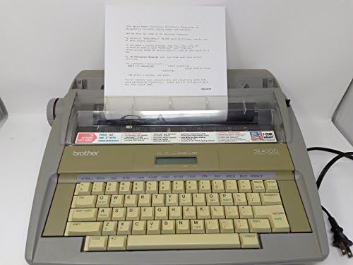 Преносима електронна пишеща машина Brother SX-4000 (SX-4000)