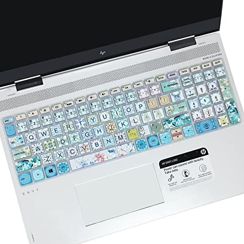 Калъф-клавиатура WSLUCKO за HP Envy x360 серия 15,6 /HP Pavilion 15/ HP Pavilion x360 серия 15,6/HP Envy 17 серия 17,3/ Лаптоп HP
