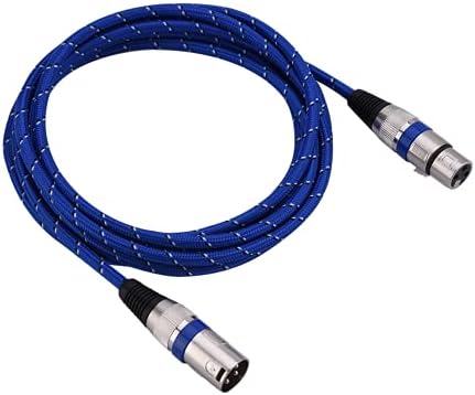 01 Кабел-Сплитер микрофон, 3-пинов кабел с Микрофон конектор между мъжете и жените, Висока якост на опън за усилвател на мощност