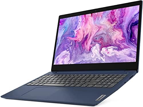 Най-новият лаптоп Lenovo 2022 IdeaPad 3 15,6 FHD, Intel Core i3-1115G4 (двуядрен с честота до 4,1 Ghz), 4 GB оперативна памет DDR4,