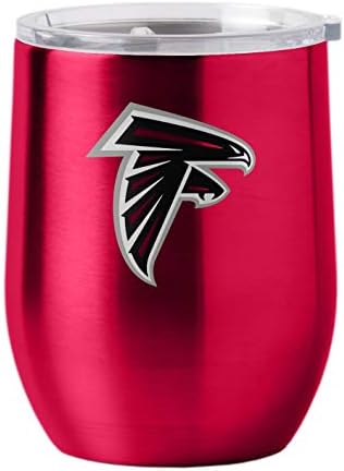 Чаша за напитки NFL Atlanta Соколи Стоманена 16 Извити, с Цвят на екипа, Един Размер