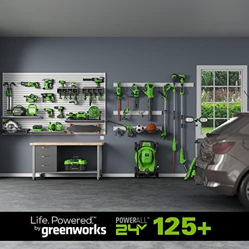 Портативен въздушен компресор Greenworks 24V - Безжичен Накачиватель гуми, МАКС 160 паунда на квадратен инч, 2 източник на захранване,