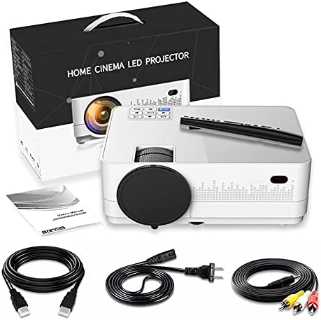 Проектор XDCHLK LED Мини-Микро Преносим видео проектор с USB за игралното Кино Домашно кино (Цвят: Стил на Две)