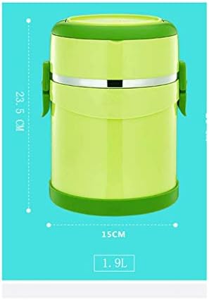 ZLDGYG Топлоизолационна Обяд-Кутия От Неръждаема Стомана С вакуумна изолация За Носене Bento Box За Пътуване, Туризъм, Къмпинг, Пикници, Капацитет за храна кутии (Цвят: B)