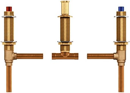 Moen 4792 Клапан M-PACT с Две Дръжки, 3-Луночный Клапан за Римската Баня, Регулируема Връзка 1/2 CC, N /A