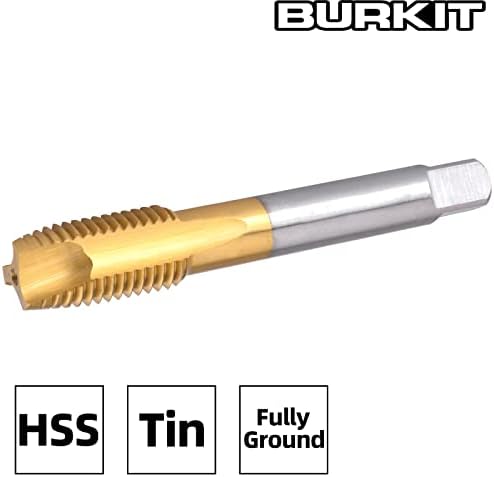 Навити Точков Метчик Burkit M18 с титанов щанга с покритие HSS M18 x 2,5 Навити Точков Метчик За нарязване на резба