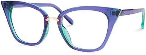 Zeelool Котешко Око Синя Светлина Блокер Очила за Жени на UV400 Защитни Очила Martha FA0457