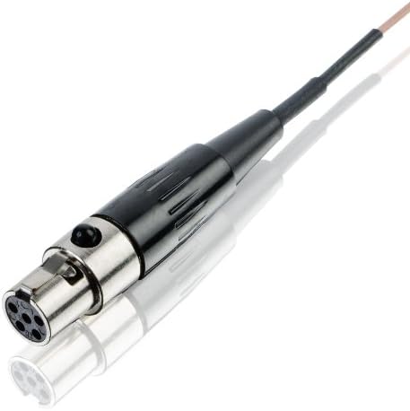 Countryman E6DW6B1SM Пружинистые слушалки E6 насочени действия с кабел с дължина 1 мм за предаватели Lectrosonics (черен)