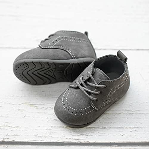 Casazoe/Оксфорд Обувки за малките момчета и Момичета; Сватбени Лоферы от Изкуствена кожа с перфорации тип Броги; Модел Обувки за