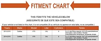 Комплект маслото на двигателя от 2 части Подходящи за Cadillac XTS 2013-2019 3.6-литров V6 FWD, AWD (4 x 5 литра) (Специален Tec