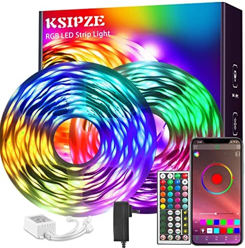 Led лента KSIPZE, Синхронизиране на музика RGB с Промяна на цвета, Активированное Звук на Осветително Оборудване, Led лампи, Bluetooth