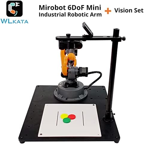 wlkata Mirobot 6DoF Мини Промишлена роботизирана Ръка Професионален Комплект Плюс Комплект визия Програмируеми роботизирана Ръка Лека Професионална Настолна роботизира?