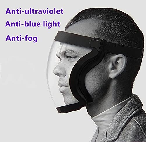 Маска за пълна защита на лицето от капки, защита от замъгляване, защита от пръски, персонални регулируема пространство маски за