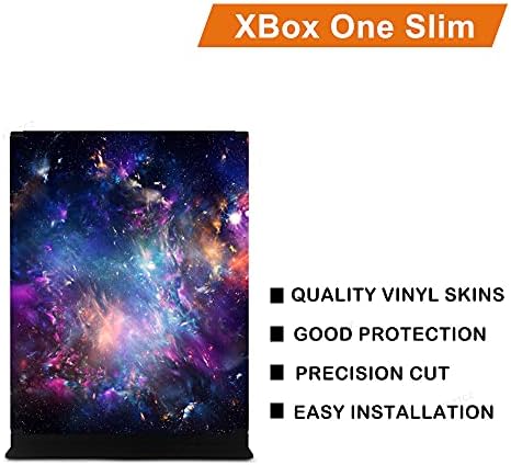 FOTTCZ Vinyl Стикер върху Кожата на Цялото Тяло, Стикер-Стикер за Microsoft Xbox One Slim Console, Цветни Nebula