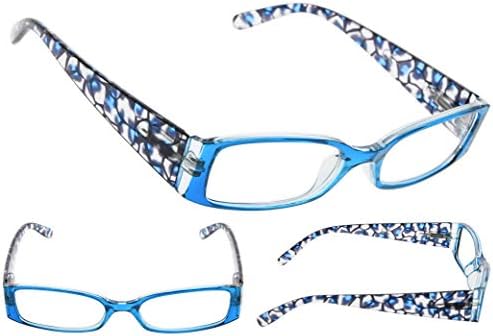 Eyekepper, 5 Опаковки, Дизайнерски Очила за четене с Цветя модел Дамски Слънчеви Очила за Четене включването в нея Reader + 3,50