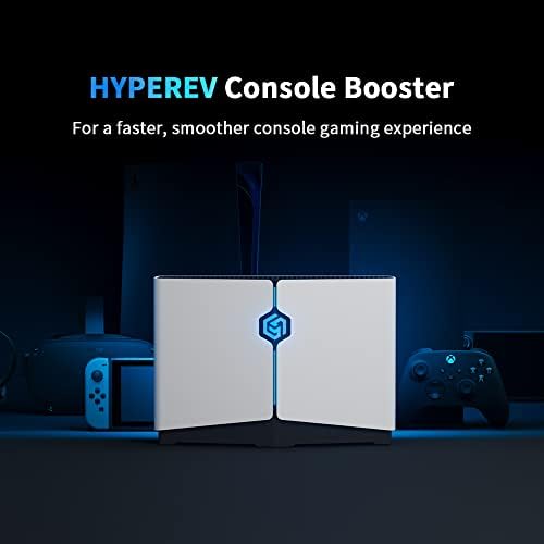 HYPEREV Рутер за конзоли, Игри усилвател, Умен Игра рутер за PS5/PS4/Xbox Series X| S / Xbox One / Nintendo Switch/ Steam Deck /