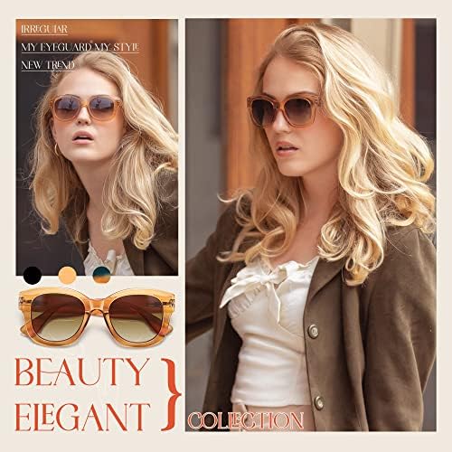 EYEGUARD 2 опаковки бифокальных слънчеви очила за четене за жени със защита от UV400, пружинни панти, реколта дизайнерски слънчеви