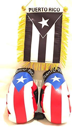 Флаг Пуерто-Рико, Авто Флаг Пуерто-Рико, Боксови Ръкавици Пуерто Рико