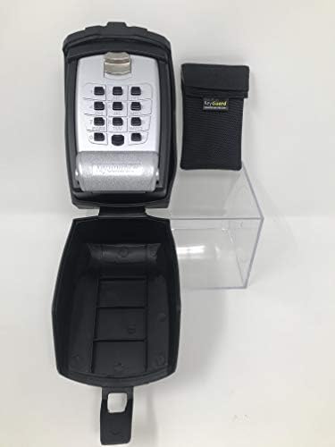 Кутия с малък замък KeyGuard PRO и чанта sofiq farazova - Преносим кутия с кодово заключване за пробиване, които можете да окачите